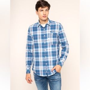 G-STAR RAW Men's Bristum Slim Plaid Shirt